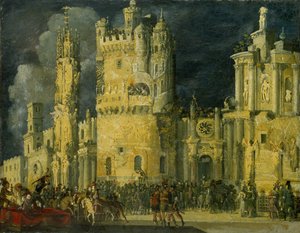 Het martelaarschap van een vrouwelijke heilige door Francois de Nome