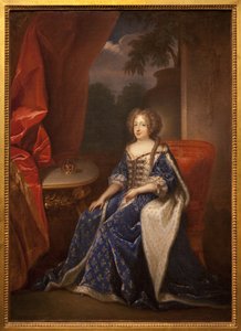 Portret van Marie Therese van Oostenrijk, koningin van Frankrijk. Schilderij door Francois de Troy, tweede helft van de 17e eeuw. Museum voor Schone Kunsten van Angers. door Francois de Troy