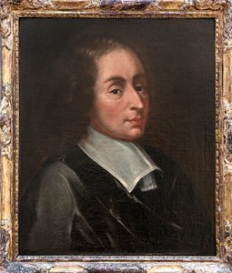 Portret van Blaise Pascal door Francois the Younger (after) Quesnel