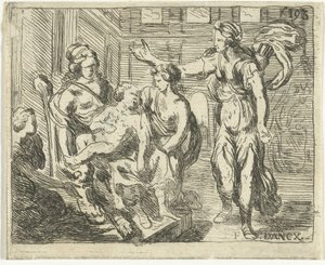 Geboorte van Hercules door Francoys Dancx