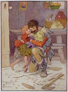 Hans en Grietje keren terug, illustratie uit 