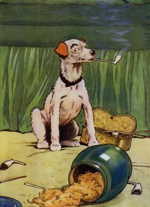Illustratie voor Old Mother Hubbard