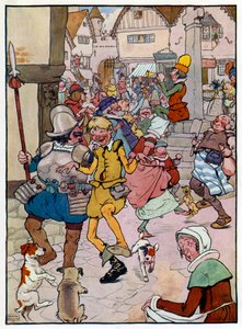 Illustratie voor Het verhaal van Tom The Piper