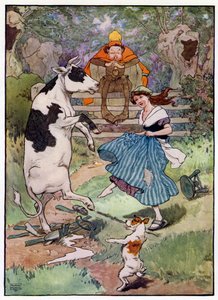 Illustratie voor Het Verhaal van Tom The Piper
