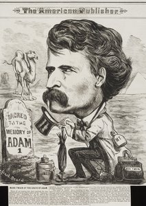 De Amerikaanse uitgever, uitgegeven 1872 (lithografie)
