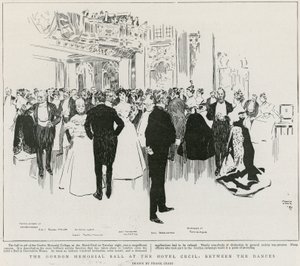Het Gordon Memorial Bal in het Hotel Cecil, tussen de dansen