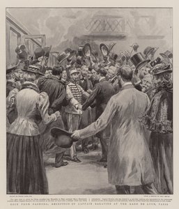 Terug uit Fashoda, ontvangst van kapitein Baratier op het Gare de Lyon, Parijs door Frank Dadd