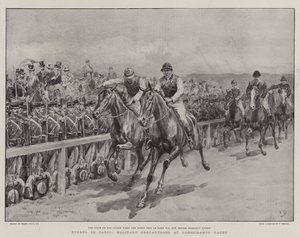 Gebeurtenissen in Parijs, militaire voorzorgsmaatregelen bij Longchamps Races