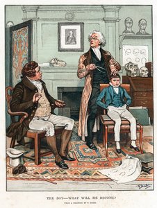 Frenologie door Frank Dadd
