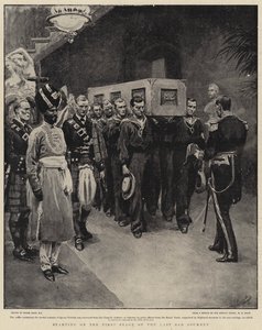 Begin van de eerste etappe van de laatste trieste reis