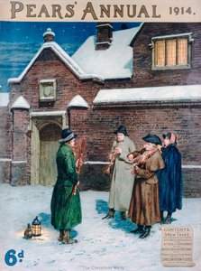De Kerstwachters, omslag van Pears Annual, 1914 door Frank Dadd