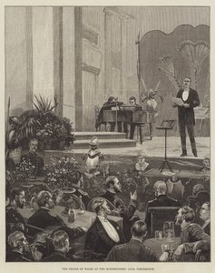 De Prins van Wales bij de Minnesingers