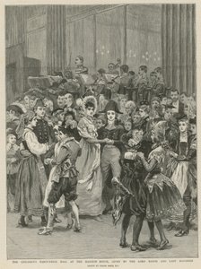 Het verkleedbal voor kinderen in het Mansion House door Frank Dadd