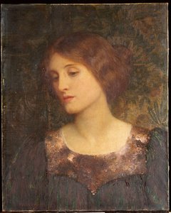 Contemplatie, 1897 door Frank Dicksee