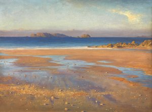 Aan de Bretagne Kust door Frank Dicksee