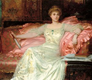 Portret van mevrouw W. K. D