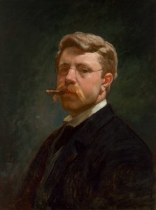 Frank Duveneck Zelfportret, ca. 1890