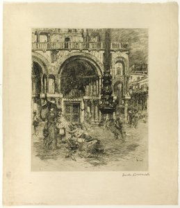 Piazza San Marco door Frank Duveneck