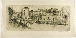 San Trovasso-kanaal door Frank Duveneck