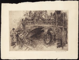 Venetiaanse brug door Frank Duveneck