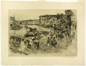 Uitzicht op het Grote Kanaal door Frank Duveneck