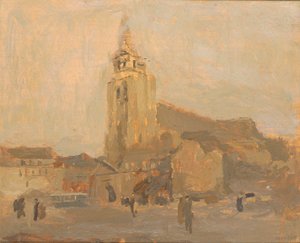 Kerk van Saint Merry door Frank Edwin Scott