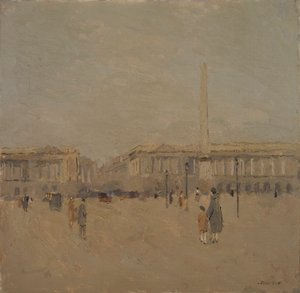 Place de la Concorde nr. II door Frank Edwin Scott