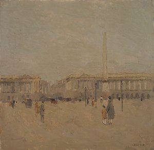 Place de la Concorde nr. II door Frank Edwin Scott