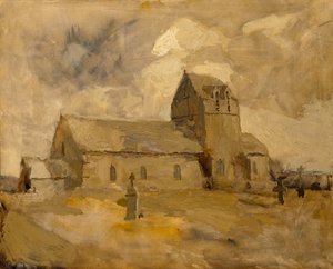 Dorpkerk en Begraafplaats, Bretagne, n.d.