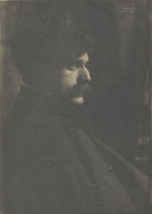 Portret van Alfred Stieglitz, ca. 1899