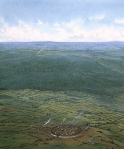 Versterkte omheining, Zuid-Engeland, ca. 1000 v.Chr.