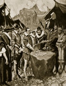 Stubbs heeft zijn hand afgehakt, 1521, illustratie uit 