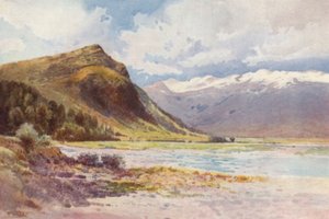 Nieuw-Zeeland: "Paradijs," Lake Wakatipu door Frank H Wright