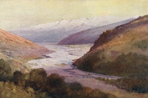 Nieuw-Zeeland: De Rees-vallei en Richardson Range door Frank H Wright