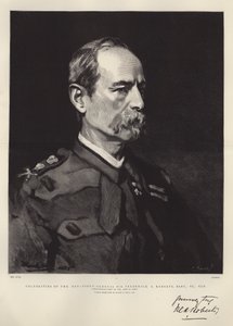 Beroemdheden van de Dag, Luitenant-Generaal Sir Frederick S Roberts, Baronet, VC, GCB door Frank Holl