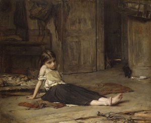 Meisje bij de haard, 1867