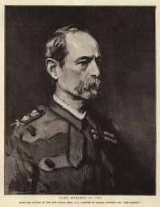 Lord Roberts in 1885 door Frank Holl