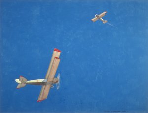 Kijken in het blauw door Frank Johnston