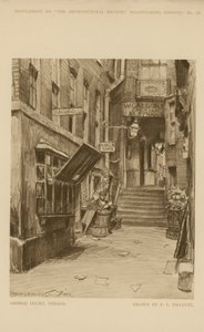George Court aan de Strand door Frank Lewis Emanuel