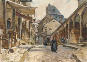Marktdag, Dinan door Frank Lewis Emanuel