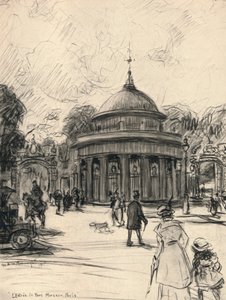 Ingang van het Parc Monceau, 1915