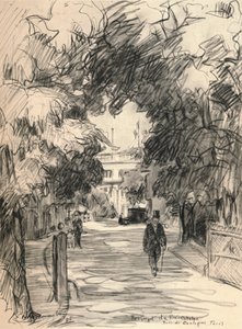 Restaurant du Pré-Catelan, Bois de Boulogne, 1915 door Frank Milton Armington