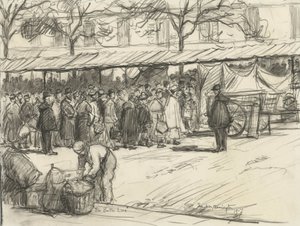 De Boterlijn, 1917 door Frank Milton Armington
