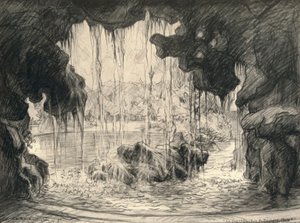De Grote Cascade, Bois de Boulogne, 1915