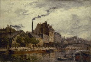 De kade van Valmy, 1905