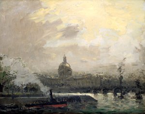 De Seine, Conti-kade, 19e eeuw door Frank Myers Boggs