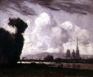 Uitzicht op Rouen