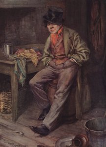 De sluwe vagebond (kleur litho)