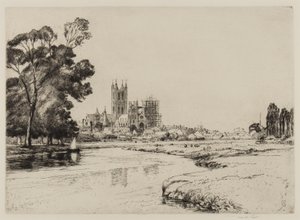Canterbury vanuit de Weiden, 1930