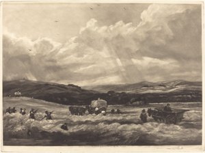 Hooiweide in Yorkshire, 1904